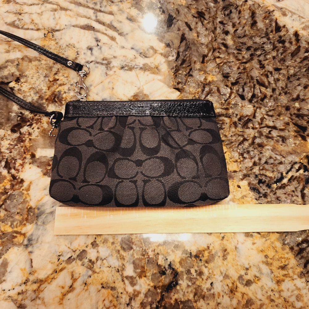 Vintage small coach wristlet purse